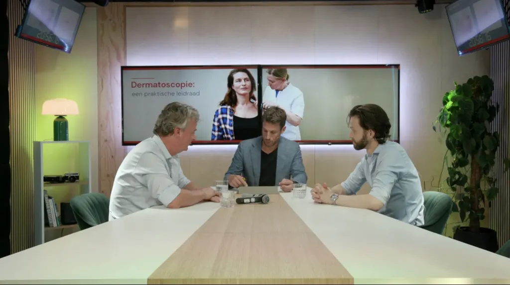 Webinarserie voor huisartsen, geproduceerd in de webinarstudio van metmotion (beeld 4)