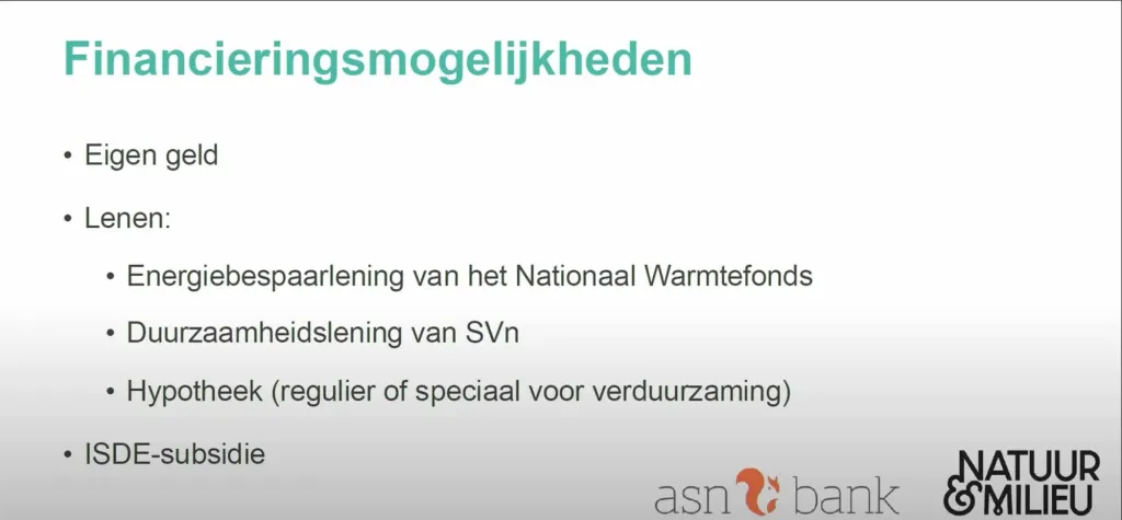 Presentatie tijdens webinar N&M