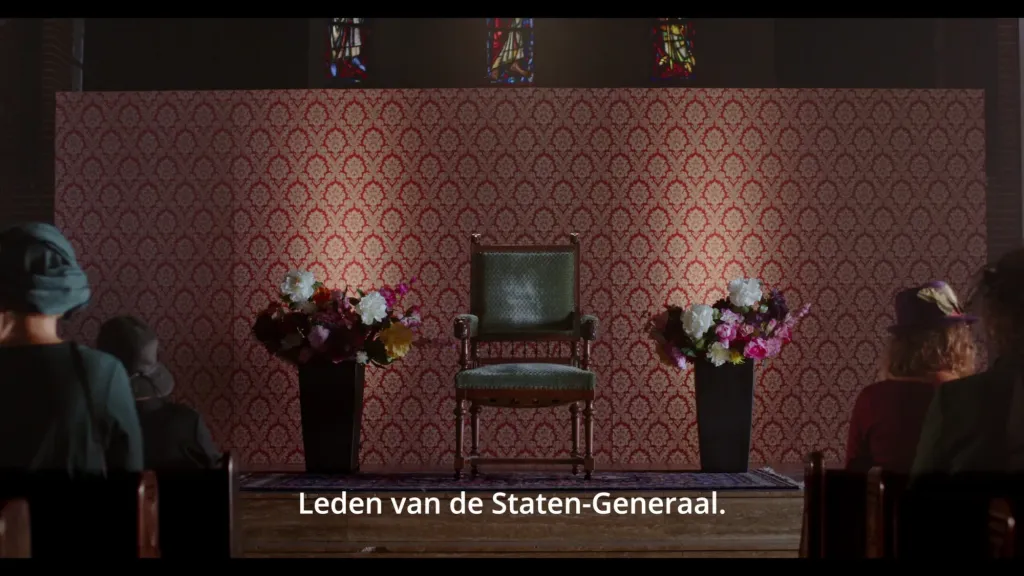 Beeld uit de video over Amalia's troonrede in 2045, gemaakt door metmotion (beeld 5)